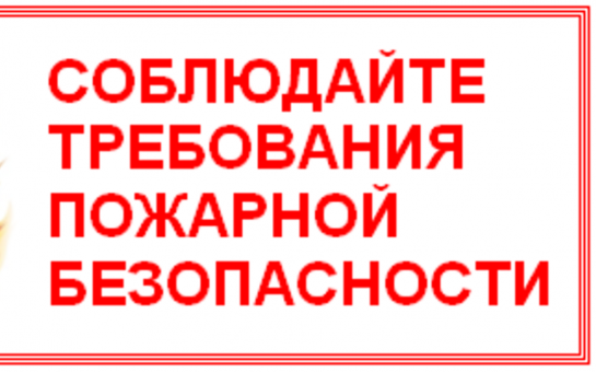 УВАЖАЕМЫЕ ЖИТЕЛИ ПРОКУДСКОГО СЕЛЬСОВЕТА СОБЛЮДАЙТЕ ТРЕБОВАНИЯ ПОЖАРНОЙ БЕЗОПАСНОСТИ!